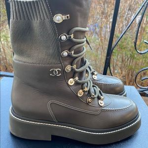 Chanel Combat Boots